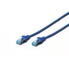 Tinklo laidas Digitus CAT 5e SF/UTP RJ-45 Cat5e 0,5 m mėlynas