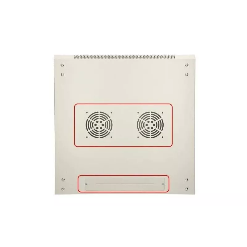 Extralink sieninis spintinis stovas 6U 600x450 pilkas, metalinės durelės