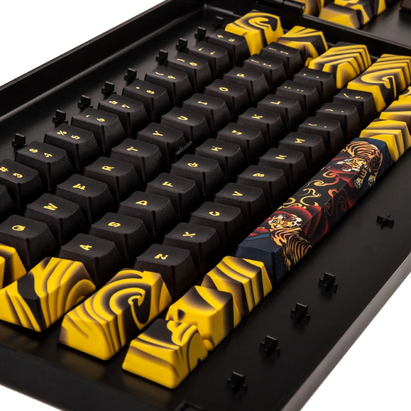 Ducky Traitors TIGER SKETCH ribotas PBT klavišų rinkinys, US išdėstymas