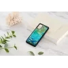 Dėklas iKins Samsung Galaxy S20+ su juodų vandens lelijų raštu