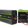 Qoltec 51923 Grynosios sinusinės bangos keitiklis Monolith | 3000W | 6000W | 24V į 230V | LCD