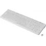 Renkforce RF-WRK-300 Belaidė higieninė klaviatūra vokiškas QWERTZ išdėstymas balta matinė Windows RF-6304712