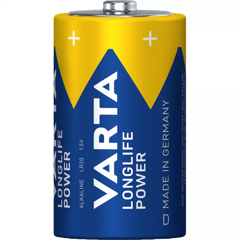 Baterija Varta LONGLIFE Power D — 2 vnt. pakuotė