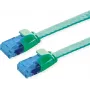 VALUE Patch Cable Cat.6A (Class EA) UTP, ypač plokščias, Žalias, 5 m (21.99.2045)