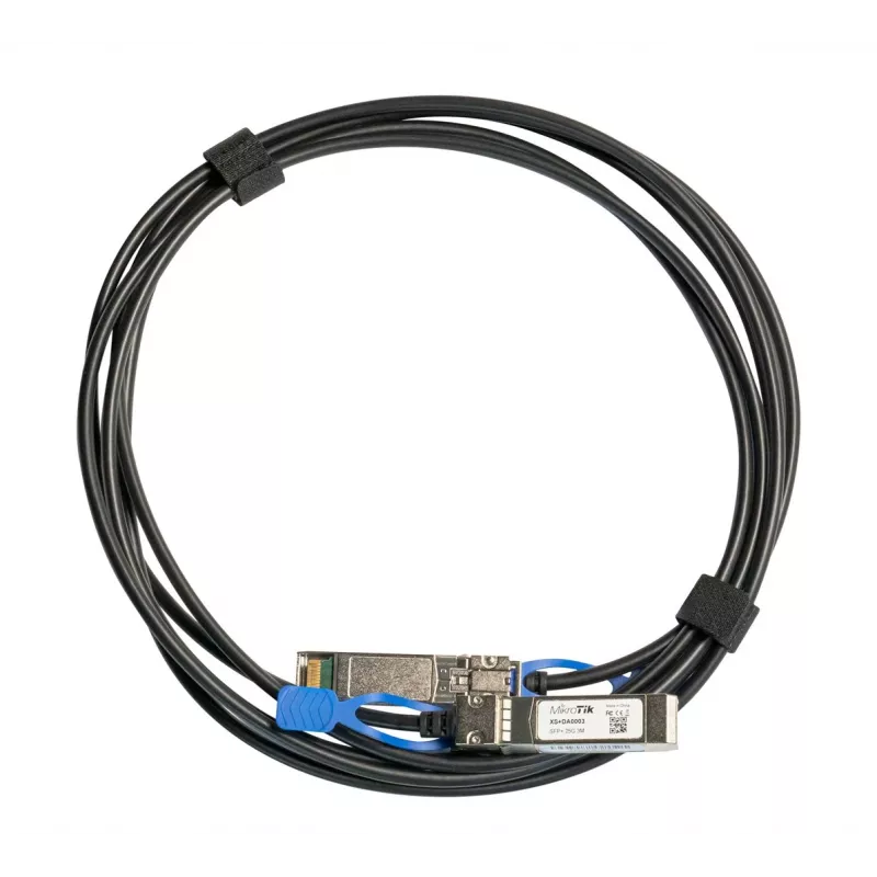 Tinklo kabelis MikroTik XS+DA0003 SFP/SFP+/SFP28 InfiniBand 3m Juodas