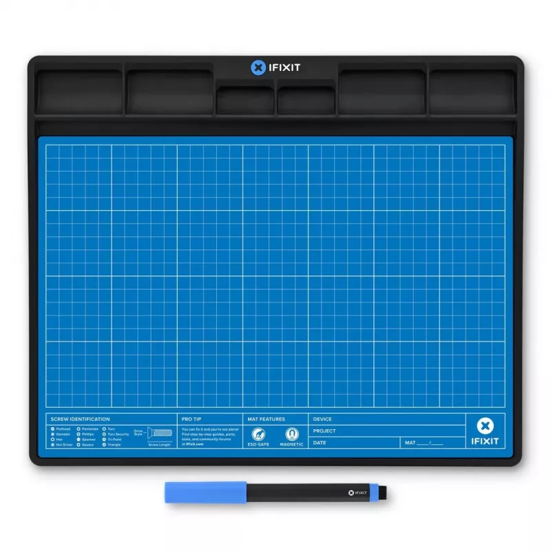 Magnetinis kilimėlis iFixit FixMat 1 300x250 mm su rašikliu