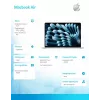 MacBook Air 15,3 colų: M4 10/10, 16 GB, 512 GB, 35 W – Dangaus Mėlyna – MC7A4ZE/A/D1
