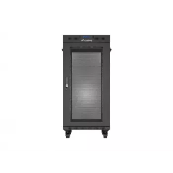 Laisvai pastatomas serverio spintos korpusas LANBERG FF01-6824-23BL 24U 600×800 mm IP20 Juodas