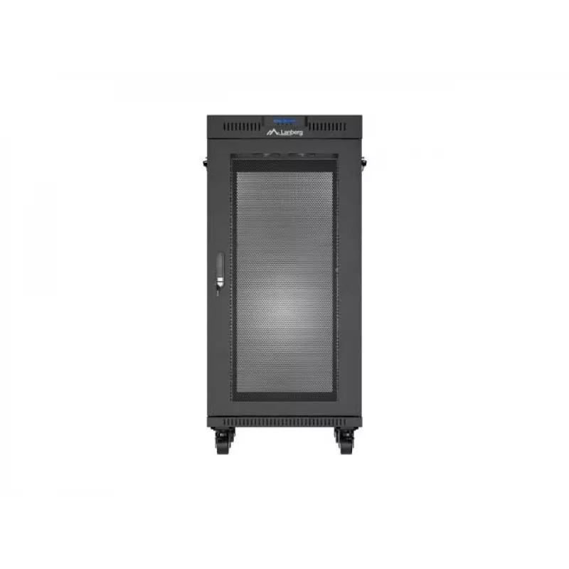 Laisvai pastatomas serverio spintos korpusas LANBERG FF01-6824-23BL 24U 600×800 mm IP20 Juodas