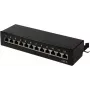 LogiLink paskirstymo skydas 19 inch Cat6 STP 16 prievadų pilka