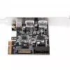 SilverStone ECU05 USB adapter PCIe 2.0 x2 Low Profile USB 3.1 Type C x1 + USB 3.0 x2 + USB 3.0 (vidinis) x2 (SST-ECU05)