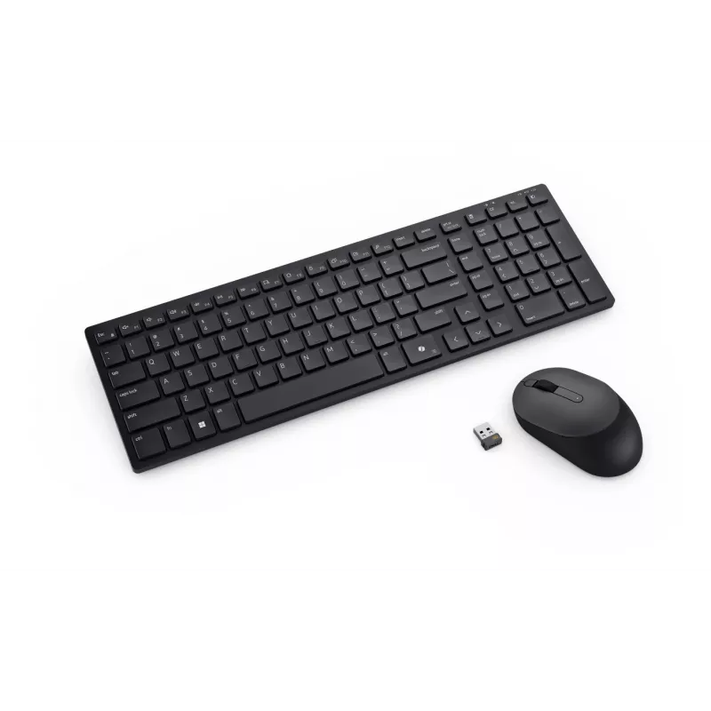 Belaidis klaviatūros ir pelės rinkinys Dell KM555 tylus, EST (QWERTY), 580-BBVQ