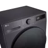 Skalbimo mašina LG F2WR508S2M – priekinė pakrova, 8 kg, 1200 aps./min., A energijos klasė, 60×48 cm, LED, vidurio juoda