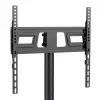 Mobilus televizoriaus stovas MACLEAN MC-949, 32–55 col., VESA 75×75–400×400 mm, 25 kg, 147–155 cm, lentyna, juodas