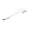 Belkin F7U081BTWH RockStar USB-C garso ir įkrovimo adapteris, baltas