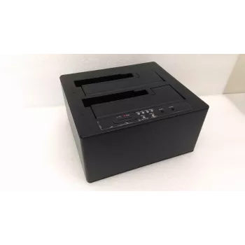 Raidsonic Icy Box IB-121CL-C31 CloneStation 2x HDD/SSD su USB 3.1 (Gen 2) Type-C | NAUDOTAS, ATNAUJINTAS, BE ORIGINALIOS PAKUOTĖS IR INSTRUKCIJŲ