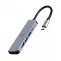 Gembird A-CM-COMBO5-03 USB Type-C 5-in-1 kelių prievadų adapteris (Hub + HDMI + PD)