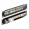 Patch panel DeLOCK 43259 10 colių, 12 keystone modulių, juodas