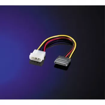 Maitinimo adapterio laidas ROLINE 4 kontaktų HDD į SATA 0,15 m