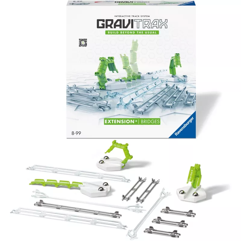 GraviTrax prailginimo tiltai Ravensburger 22423 įvairiaspalviai