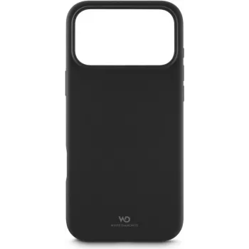 Apsauginis dėklas telefonui su baltais deimantais, skirtas Apple iPhone 17 Pro Max — Urban Case, juodas