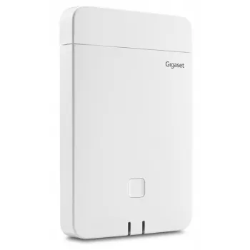 DECT bazinė stotis Gigaset N770 IP Pro – 120 kanalų, HTTPS/SIPS/SRTP/SSL/TLS, viduje 50 m, lauke 300 m, balta
