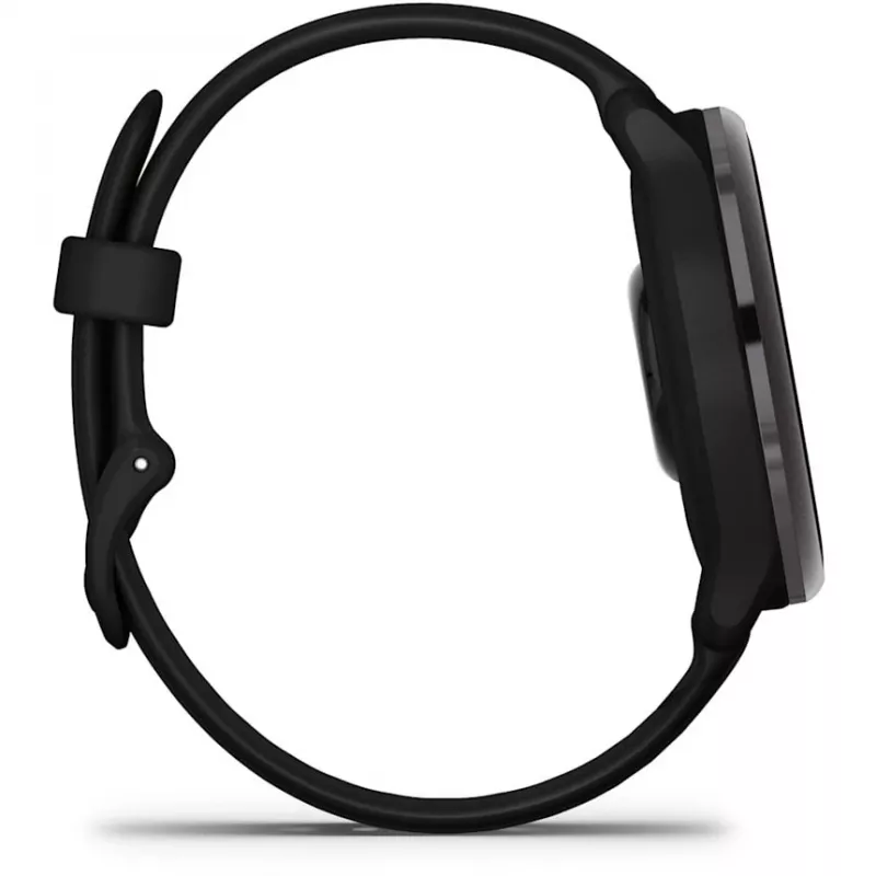 Garmin vívoactive 6 3.05 cm (1.2) AMOLED 42 mm skaitmeninis 390 x 390 pikselių jutiklinis ekranas Juodas Wi-Fi GPS (palydovas)