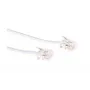 Telefono kabelis MicroConnect MPK182W RJ11 RJ11 2m baltas