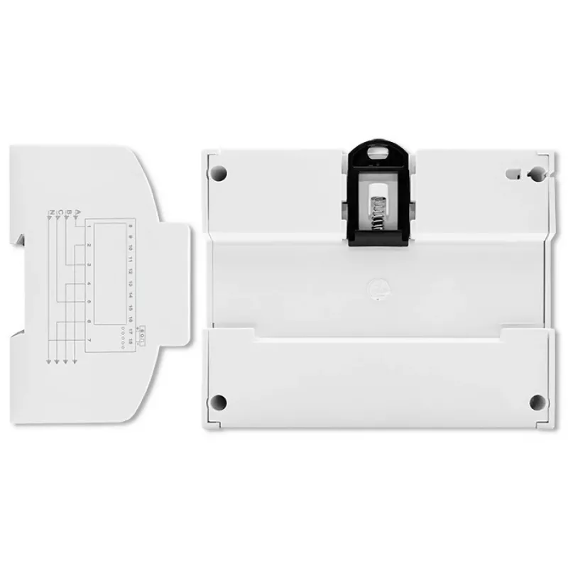 Qoltec trifazis dviejų krypčių skaitiklis | DIN bėgio energijos suvartojimo matuoklis | 400V | 100A | LCD | 4P