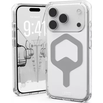UAG Urban Armor Gear Plyo MagSafe Dėklas | Apple iPhone 17 Pro | ledo (permatomas)/sidabrinis | 114529114333