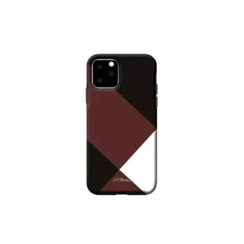 Apsauginis dėklas Devia iPhone 11 Pro Max – raudonas, paprastas tinklelio raštas