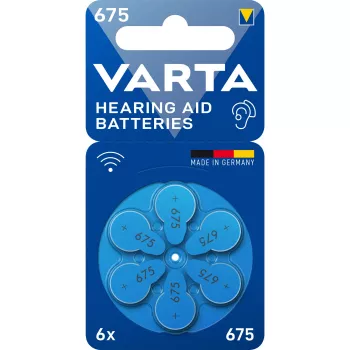 Vienkartinė baterija Varta 675 PR44 Cinko-oro 5,35 mm 11,6 mm 1,75 g