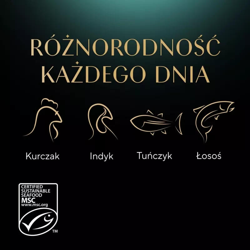 Sheba Nature's Collection Mix minkštas maistas katėms padaže, 40 pakelių po 85 g
