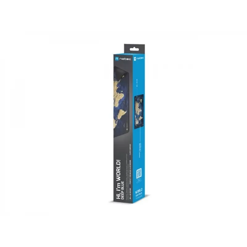 Pelėdos kilimėlis Natec World Deep Blue 800x400 mm