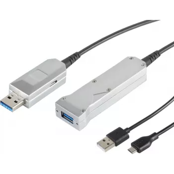USB 3.0 ilginimo laidas ShiverPeaks S/CONN 50 m, USB A -> USB A + USB Micro B