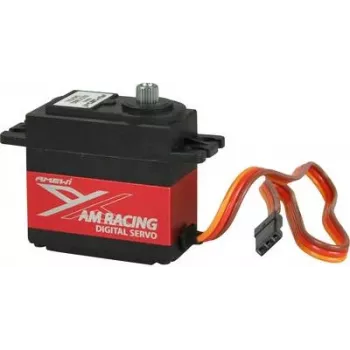 Amewi Standard-Servo 6221MG skaitmeninis servo pavarų dėžės medžiaga: metalas, jungties sistema: JR (28918)