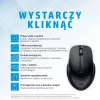 HP 435 Multi-Device Wireless Mouse, ambidextrinė, RF Wireless + Bluetooth, 4000 DPI, juoda