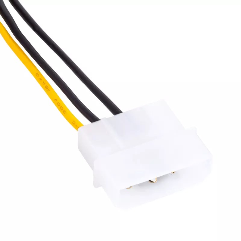 Akyga AK-CA-29 maitinimo adapteris iš 2 Molex į PCIe 8 kontaktų, 15 cm