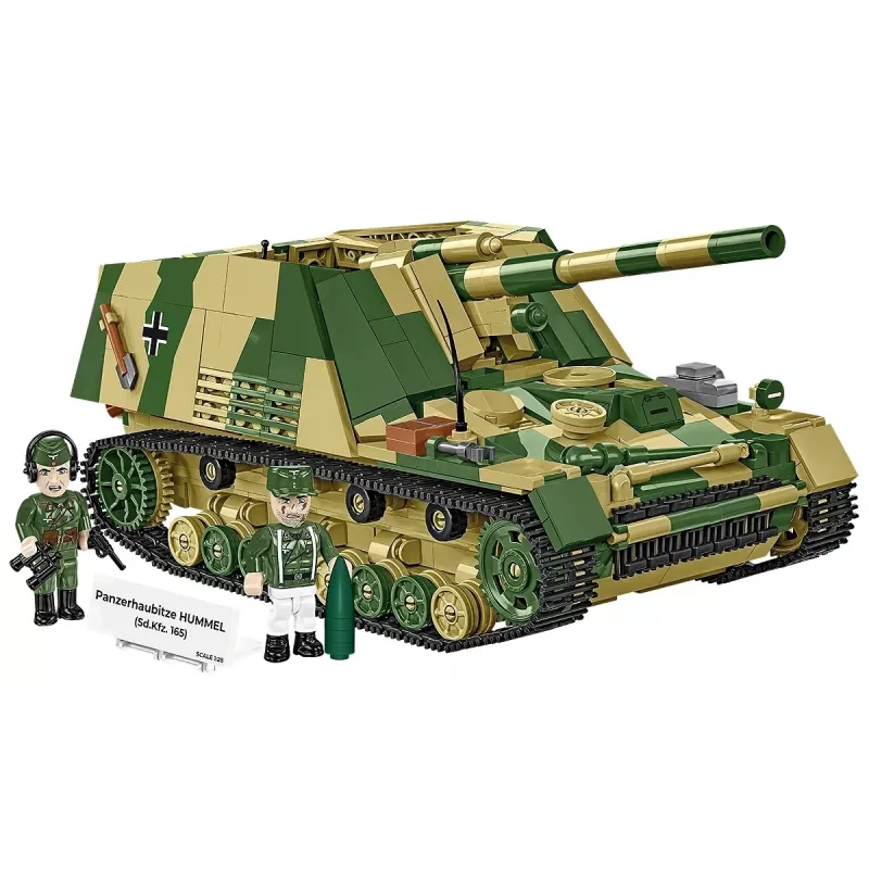 Konstrukcinis rinkinys Cobi Panzerhaubitze Hummel 1118 dalių modelio rinkinys