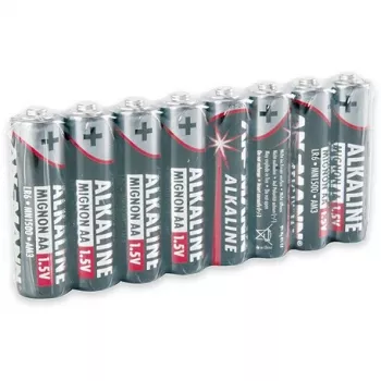 Vienkartinė baterija Ansmann 5015280 AA šarminė juoda pilka