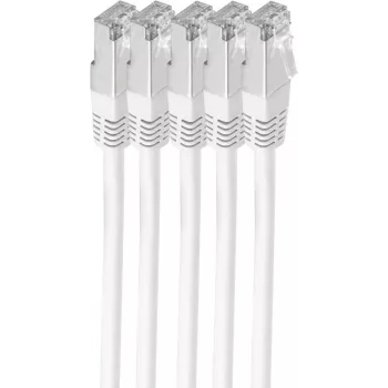 shiverpeaks BS75711-H0.25W-SET5 tinklo kabelis baltas 0,25 m Cat6 S/FTP (S-STP) (BS75711-H0.25W-SET5)
