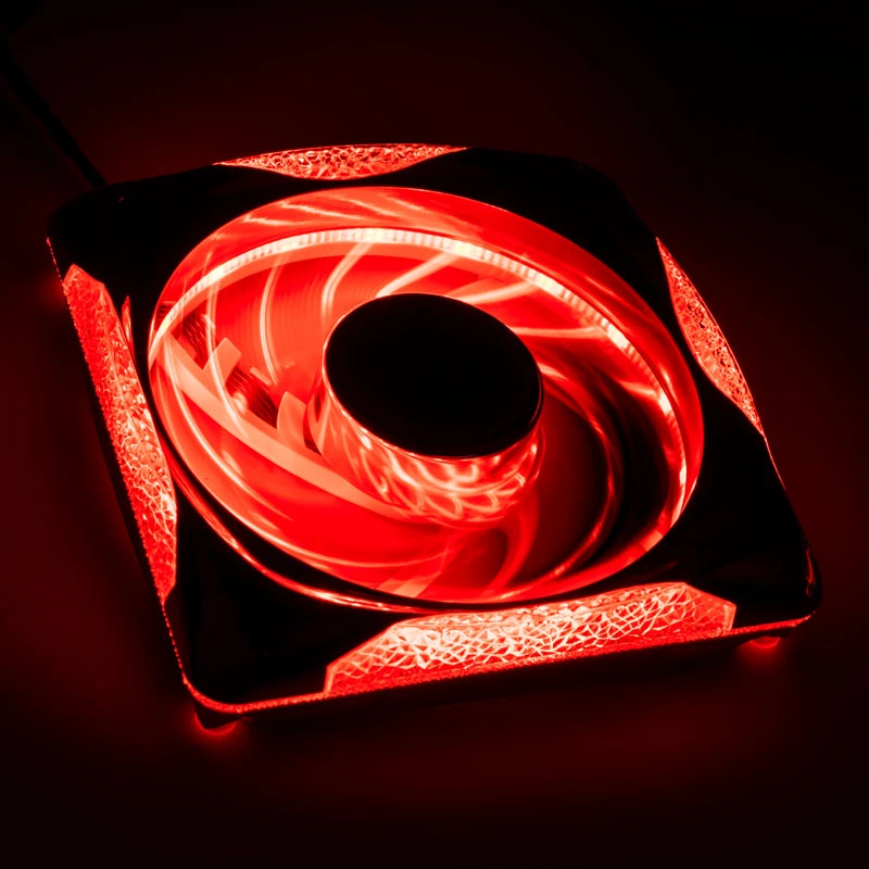 LAMPTRON PLUTO+ ARGB PWM 120mm ventiliatorių rinkinys 3 vnt. - Juoda