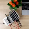 Įkrovimo stotelė Unitek Y-2190A — 10× USB prievadai (8×USB 2.0 + 2×USB 3.2 Gen1), belaidis įkrovimas, 96 W galia