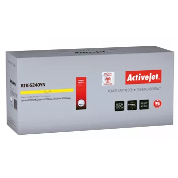 Activejet ATK-5240YN toner (pakaitalas Kyocera TK-5240Y; Supreme; 3000 puslapių; geltona)