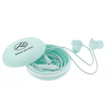 Ausinės Tellur In-Ear Headset Macaron Blue TLL162132