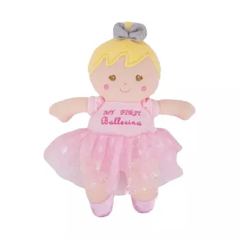 Kūdikio barškutis TULILO Rattle Doll Lily, minkšta lėlės formos rankinė barškuolė kūdikiams