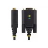 StarTech.com 13ft (4m) 2 prievadų USB į nuoseklųjį adapterio kabelis, keičiami DB9 varžtai/veržlės, COM išlaikymas, USB-A į DB9 RS232, FTDI, 4 lygio ESD apsauga, Windows/macOS/ChromeOS/Linux – tvirta TPE konstrukcija