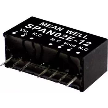 Maitinimo keitiklis Mean Well SPAN02C-05 2 W 5 V 36–75 V DC SIP