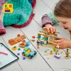 LEGO Friends paplūdimio kokteilių stendas – vaikiškas vaidmenų žaidimų rinkinys su 2 mini lėlytėmis, vėžlio figūrėle ir aksesuarais, nuo 6 metų