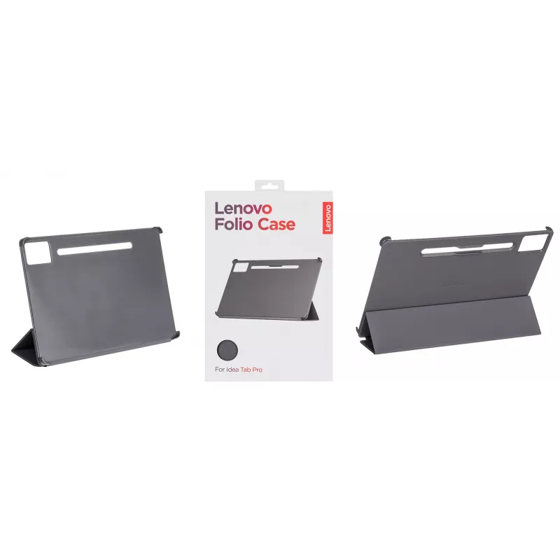 Dėklas-folio planšetei Lenovo ZG38C05980 – 12,7 colio (32,3 cm), pilkas, polikarbonatas/TPU